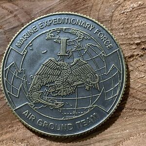 Marine Expeditionary Force I MEF Air Ground Team Coin October 25 ,2003